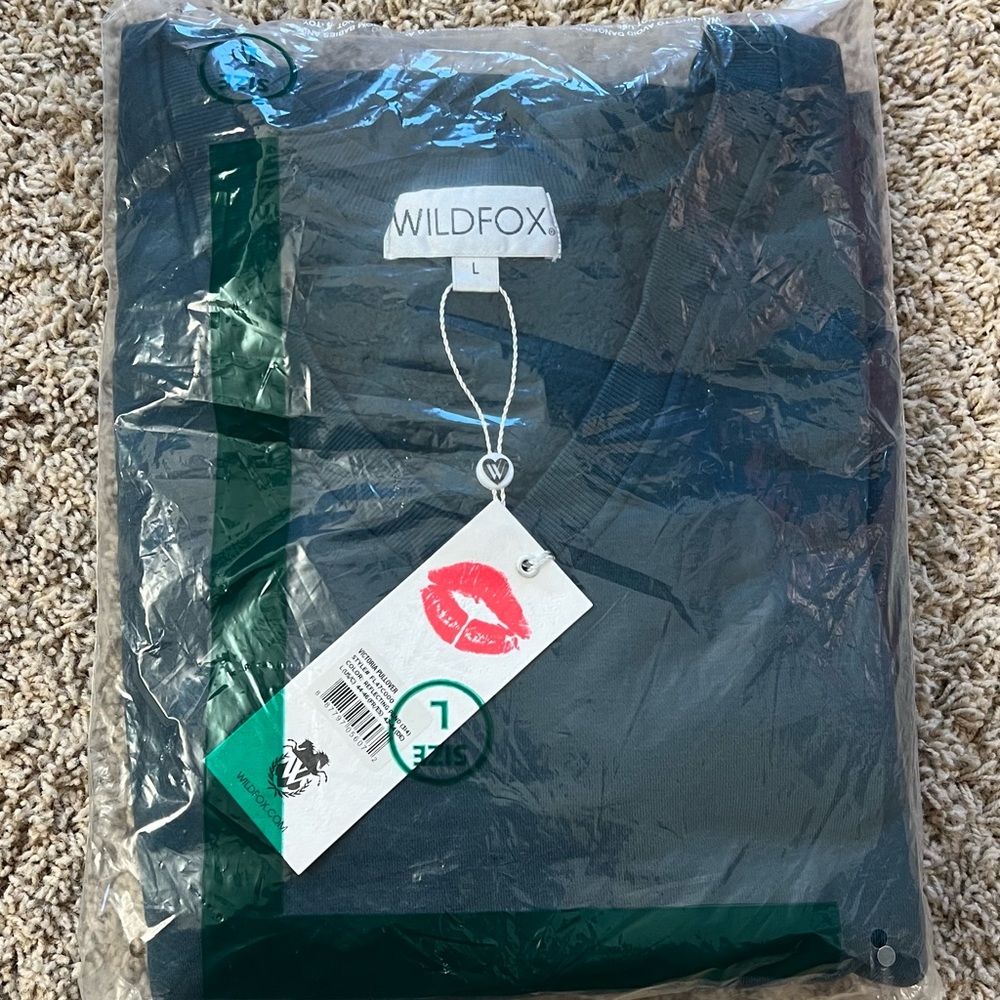 Wildfox Victoria Pullover in Reflecting Pond - Size Large | $108 - Picture 4 of 5